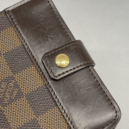 Louis Vuitton Wallet Damier Compact Zip N61668 Ebene Ladies