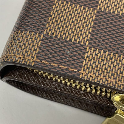 Louis Vuitton Wallet Damier Compact Zip N61668 Ebene Ladies
