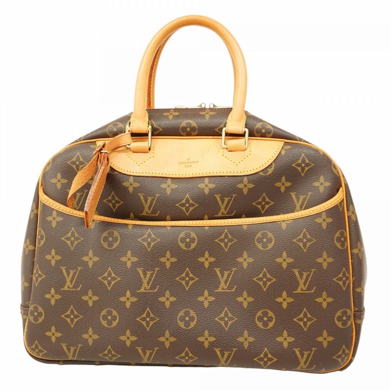 Louis Vuitton Handbag Monogram Deauville M47270 Brown Ladies