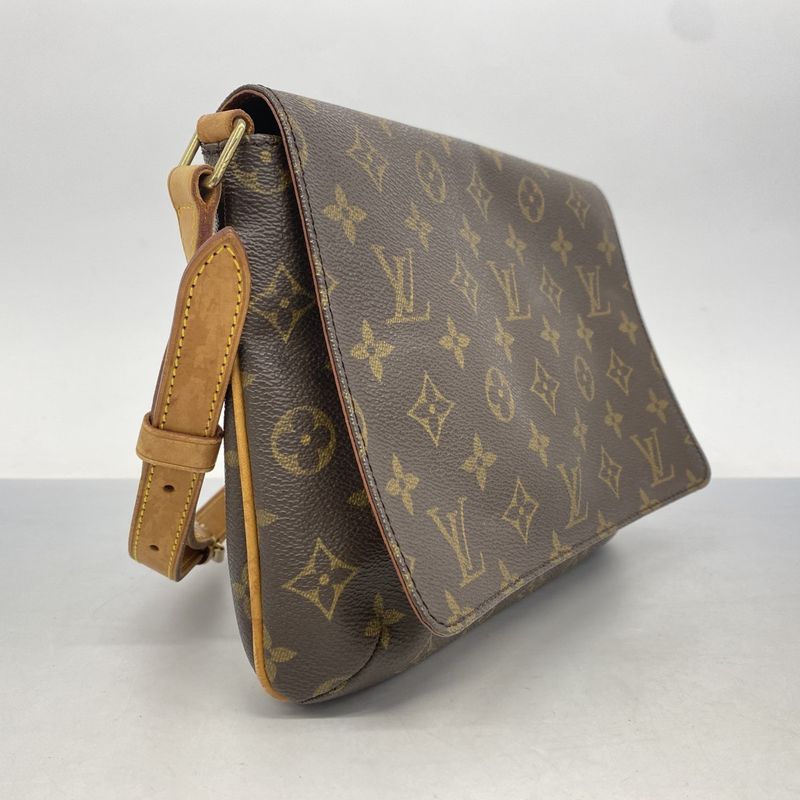 Louis Vuitton Shoulder Bag Monogram Musette Tango Short Strap M51257 Brown