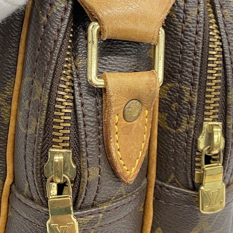 Louis Vuitton Shoulder Bag Monogram Reporter PM M45254 Brown Ladies