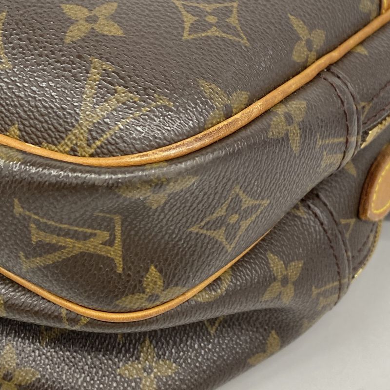 Louis Vuitton Shoulder Bag Monogram Reporter PM M45254 Brown Ladies