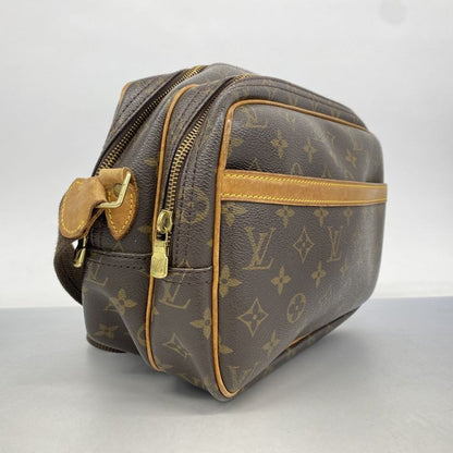 Louis Vuitton Shoulder Bag Monogram Reporter PM M45254 Brown Ladies