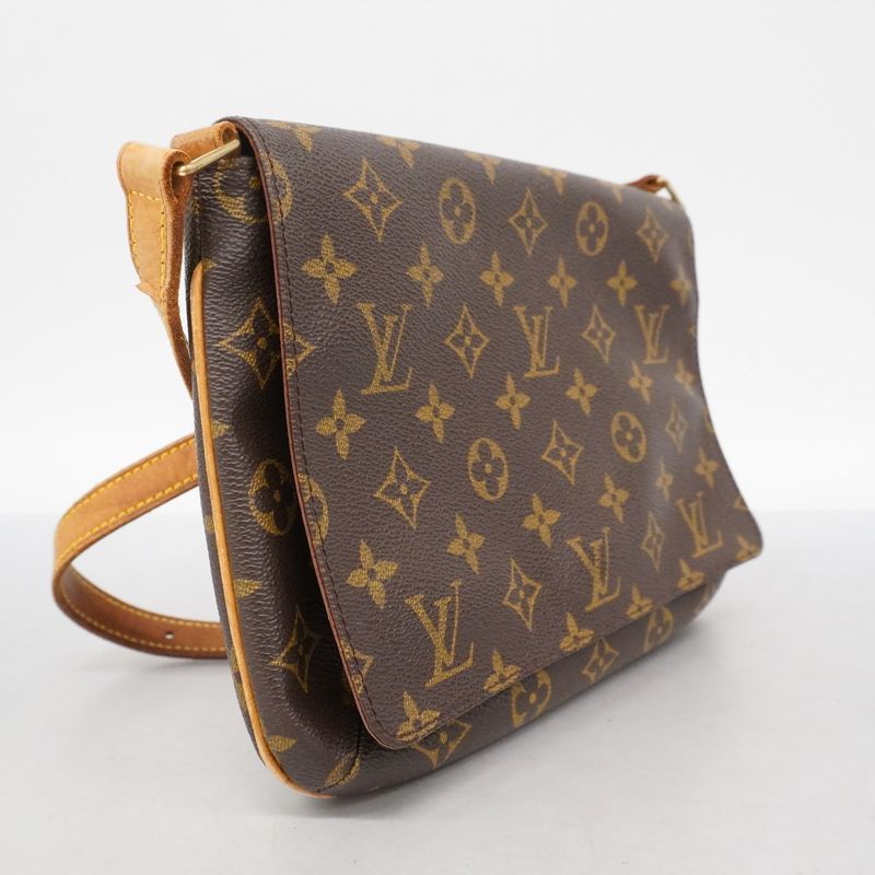 Louis Vuitton Shoulder Bag Monogram Musette Tango Short Strap M51257 Brown
