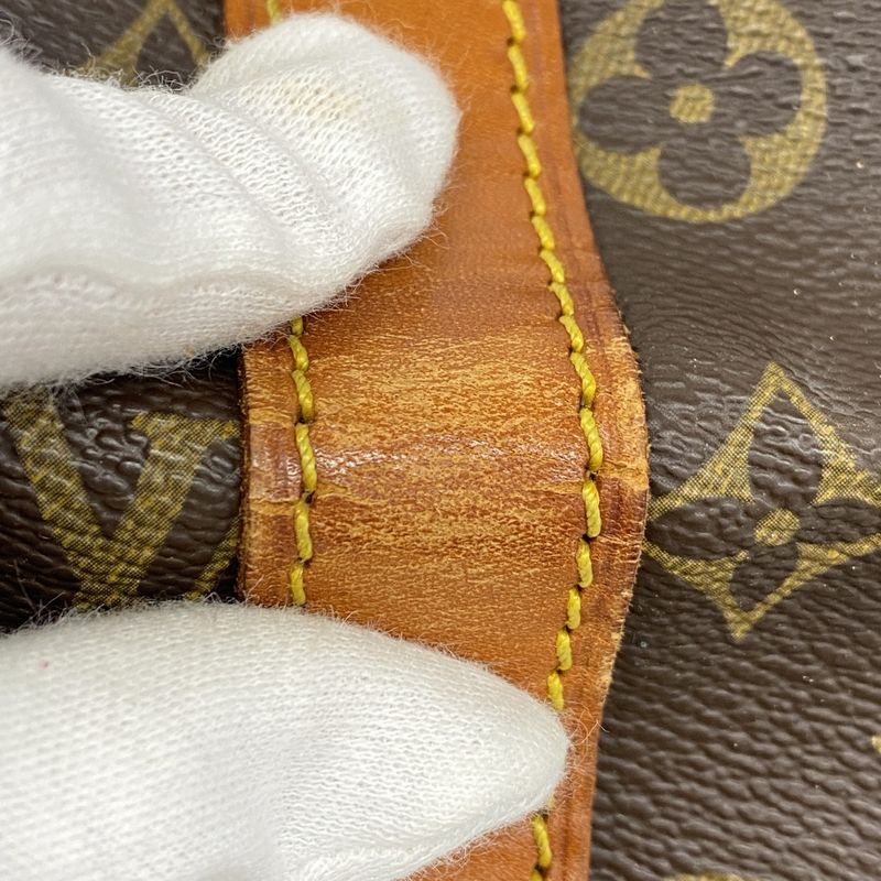 Louis Vuitton Boston Bag Monogram Keepall Bandoliere 45 M41418 Brown Men Women