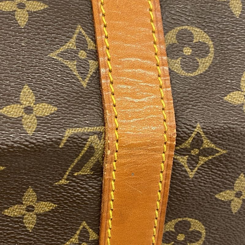 Louis Vuitton Boston Bag Monogram Keepall Bandoliere 45 M41418 Brown Men Women