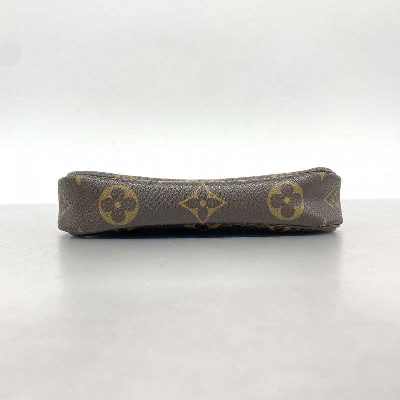 Louis Vuitton Pouch Monogram Mini Pochette Accessory M58009 Brown Ladies