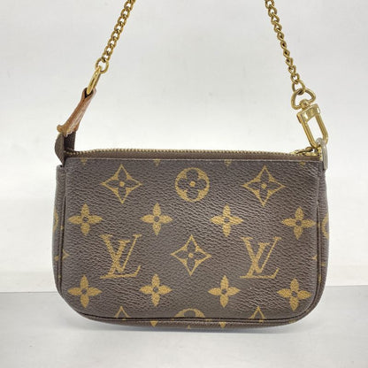 Louis Vuitton Pouch Monogram Mini Pochette Accessory M58009 Brown Ladies