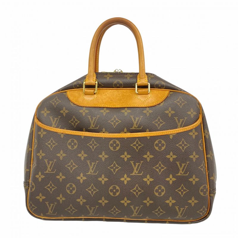 Louis Vuitton Handbag Monogram Deauville M47270 Brown Ladies
