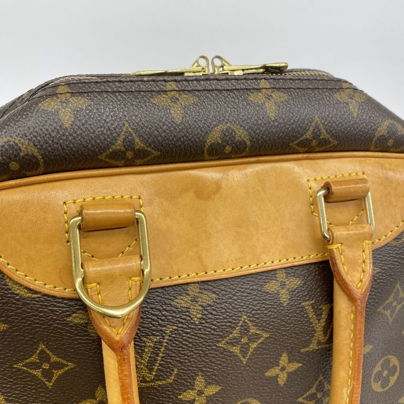 Louis Vuitton Handbag Monogram Deauville M47270 Brown Ladies