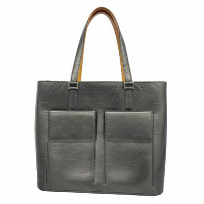 Louis Vuitton Tote Bag Monogram Matt Wilwood M55105 Noir Black Women's