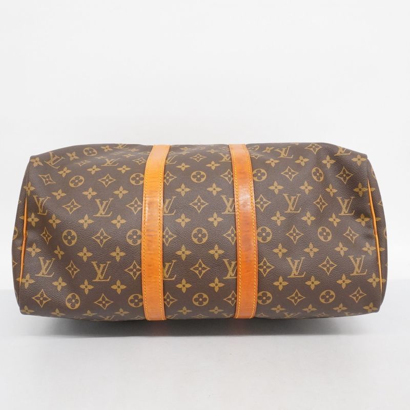 Louis Vuitton Boston Bag Monogram Keepall 45 M41428 Brown Men Women Unisex
