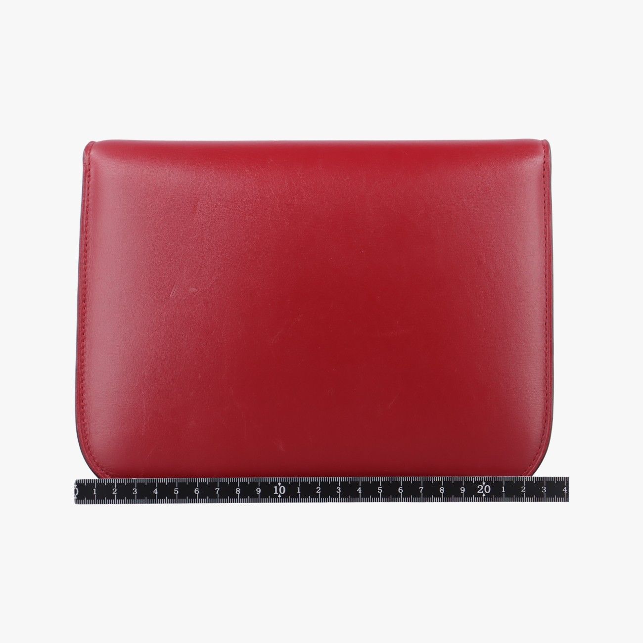 Celine Classic Box Red Leather F-La-2185