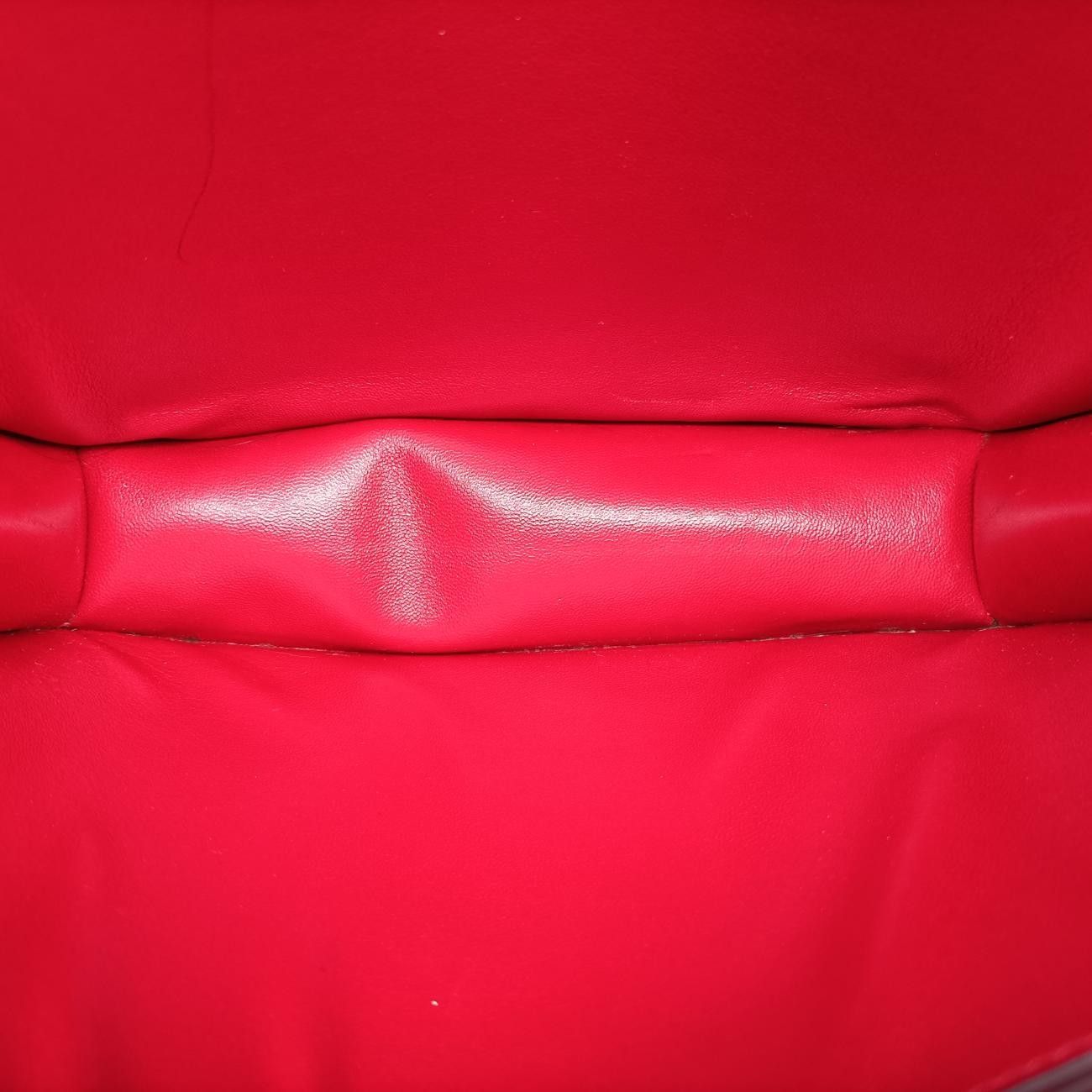 Celine Classic Box Red Leather F-La-2185