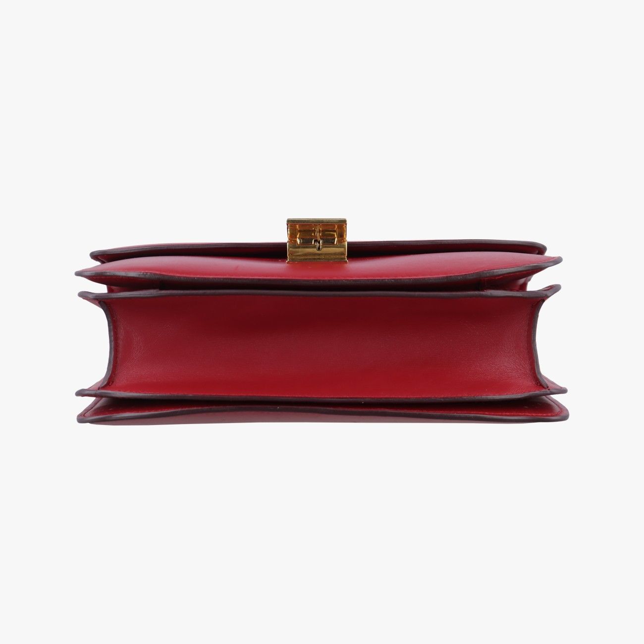 Celine Classic Box Red Leather F-La-2185