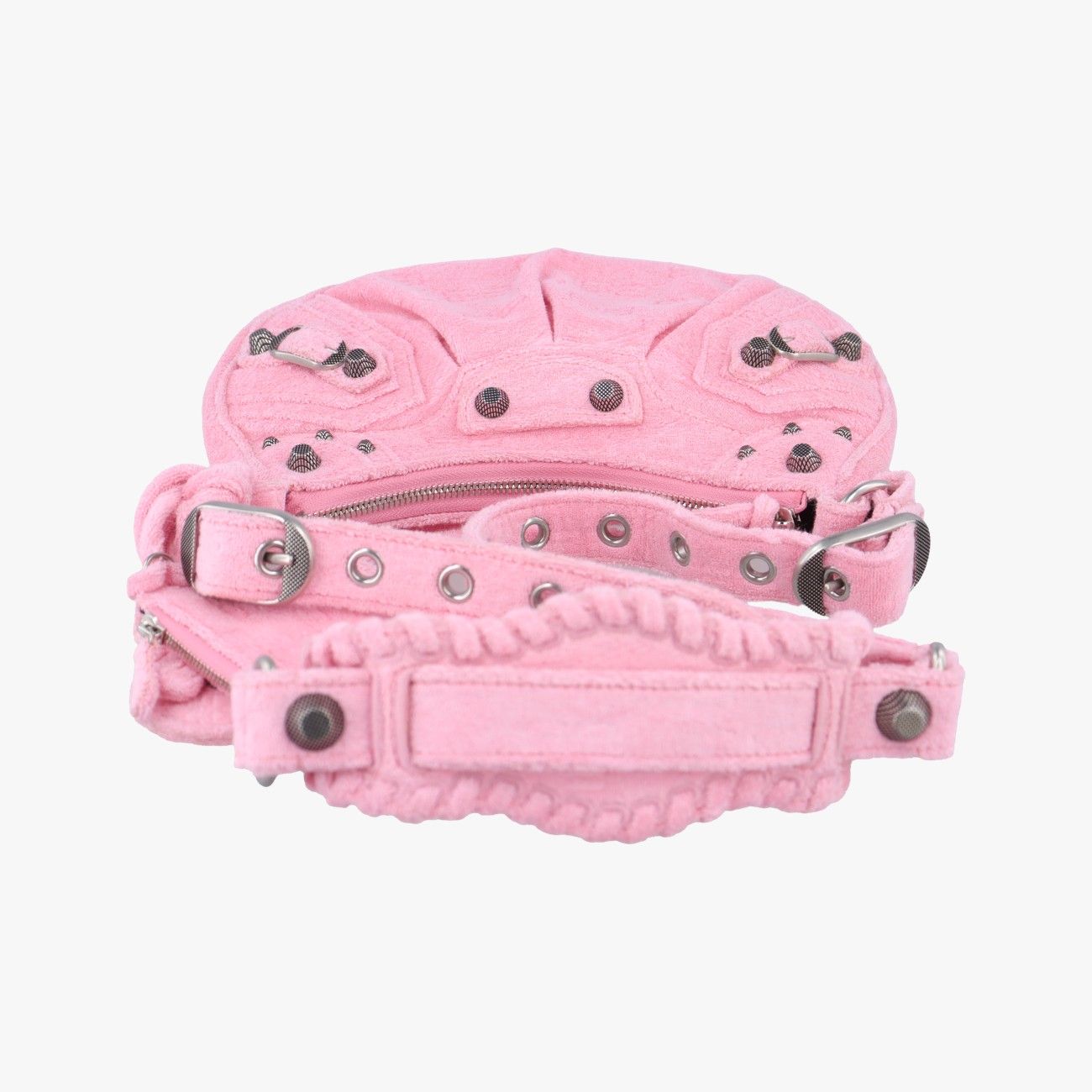 Balenciaga Cagoul Pink Pile Fabric 671309.5812o.493076