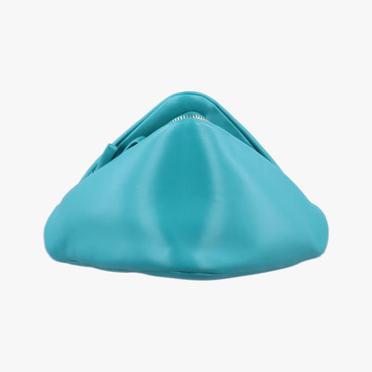 Prada Padded Nappa Triangle Green Leather 1ba315 7/D