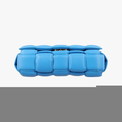 Bottega Venetathe Chain Cassette Blue Lambskin