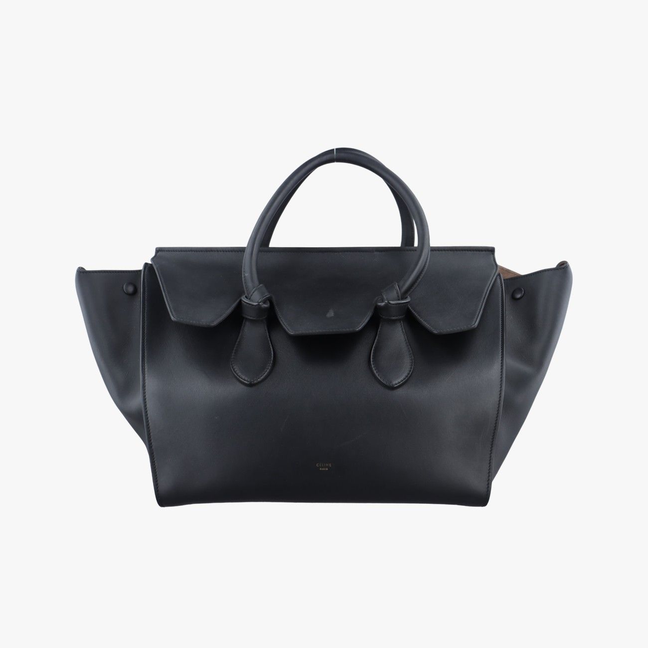 Celine Tie Black Leather W-Mp-0163