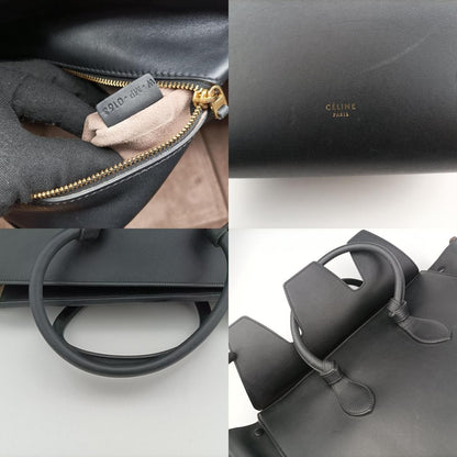 Celine Tie Black Leather W-Mp-0163