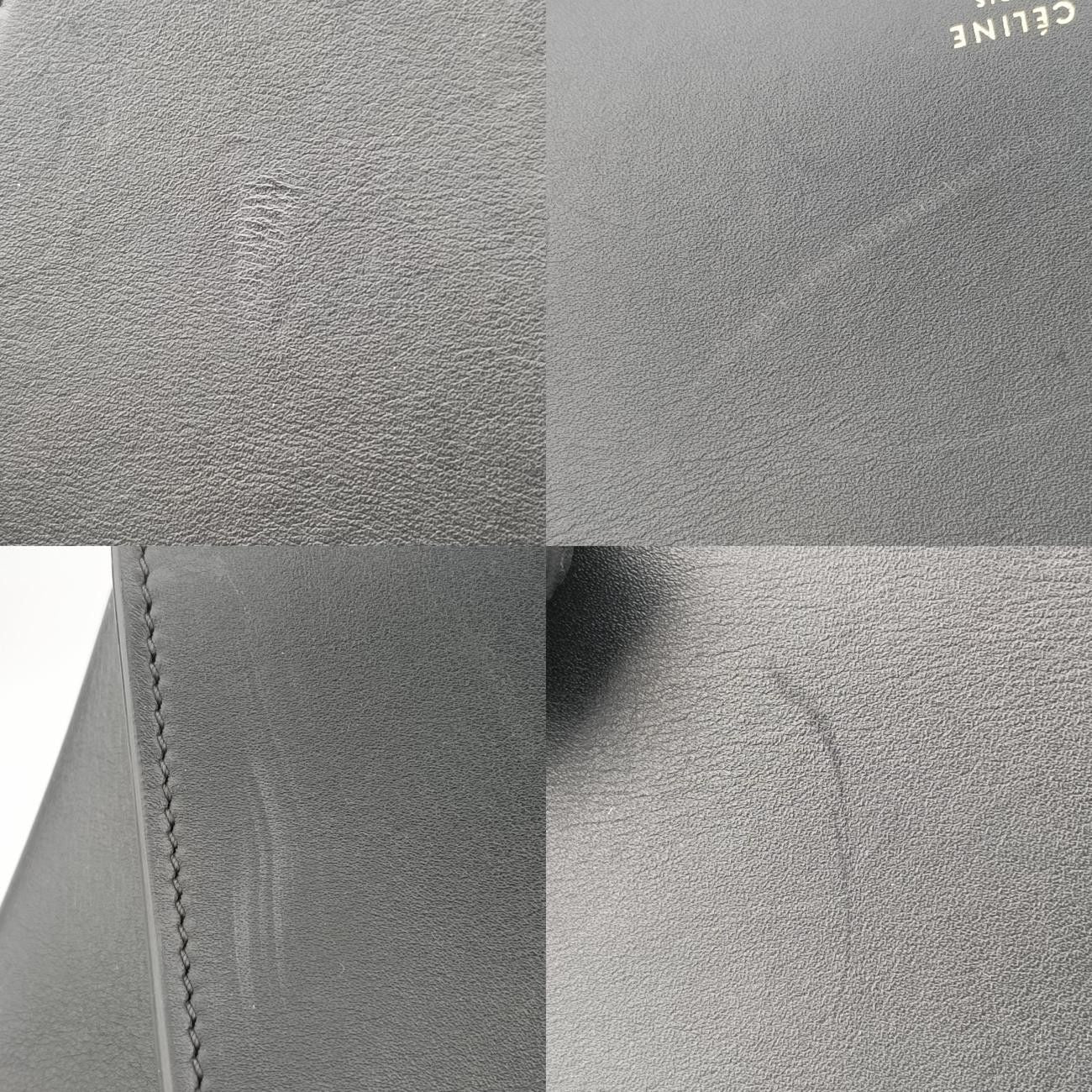 Celine Tie Black Leather W-Mp-0163