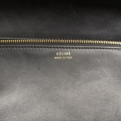 Celine Tie Black Leather W-Mp-0163