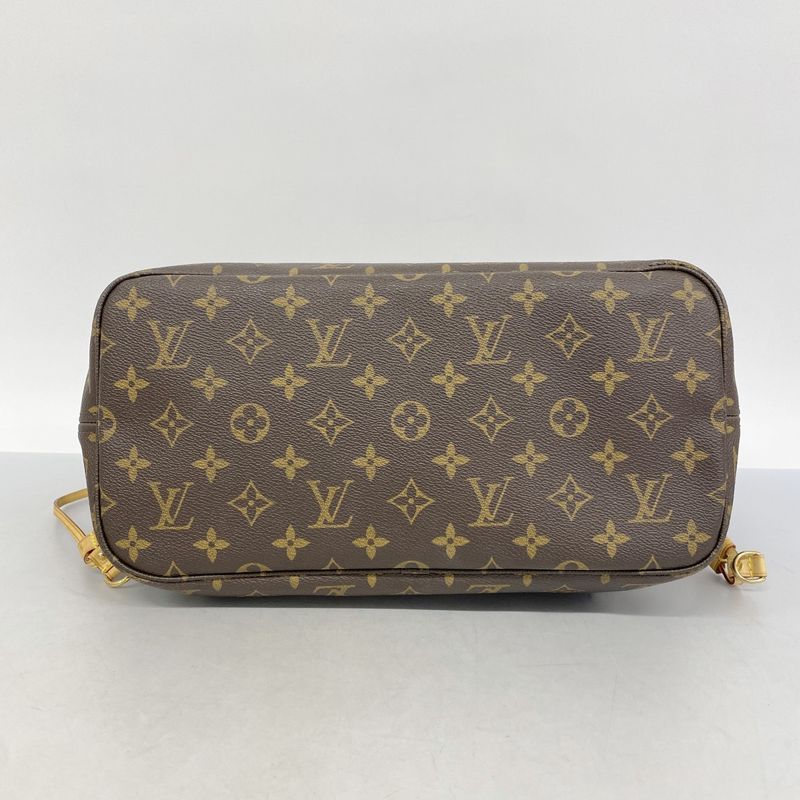 Louis Vuitton Tote Bag Monogram Neverfull MM M40156 Brown Ladies