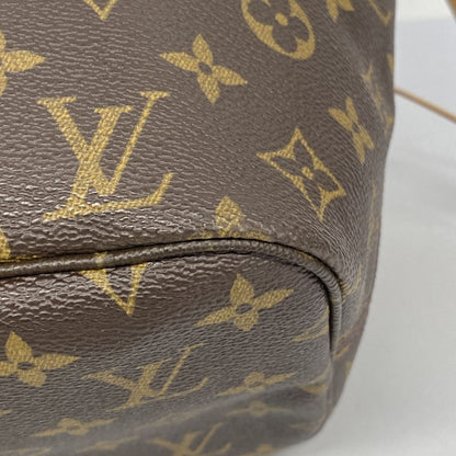 Louis Vuitton Tote Bag Monogram Neverfull MM M40156 Brown Ladies