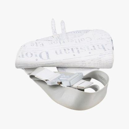 Christian Dior Saddle White Leather 06-Bo-1119