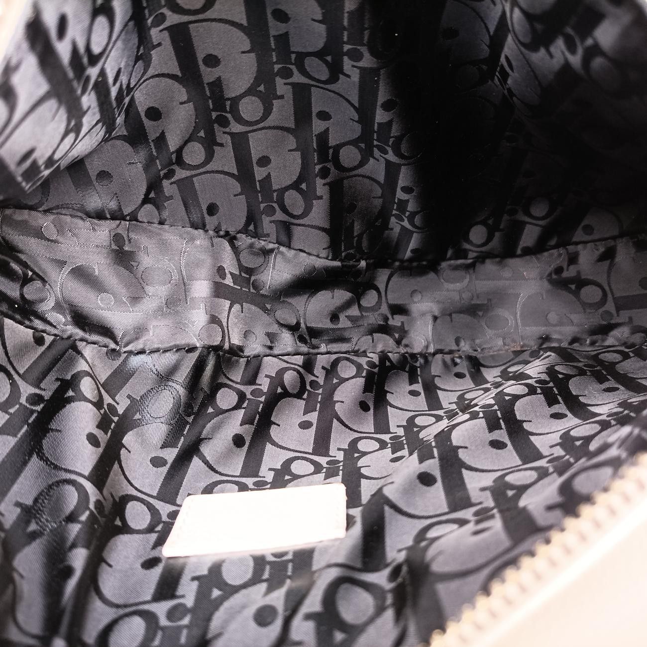 Christian Dior Saddle White Leather 06-Bo-1119