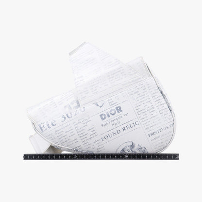 Christian Dior Saddle White Leather 06-Bo-1119