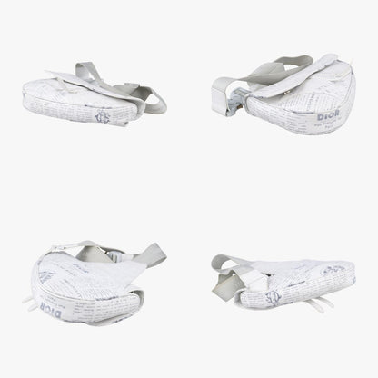 Christian Dior Saddle White Leather 06-Bo-1119