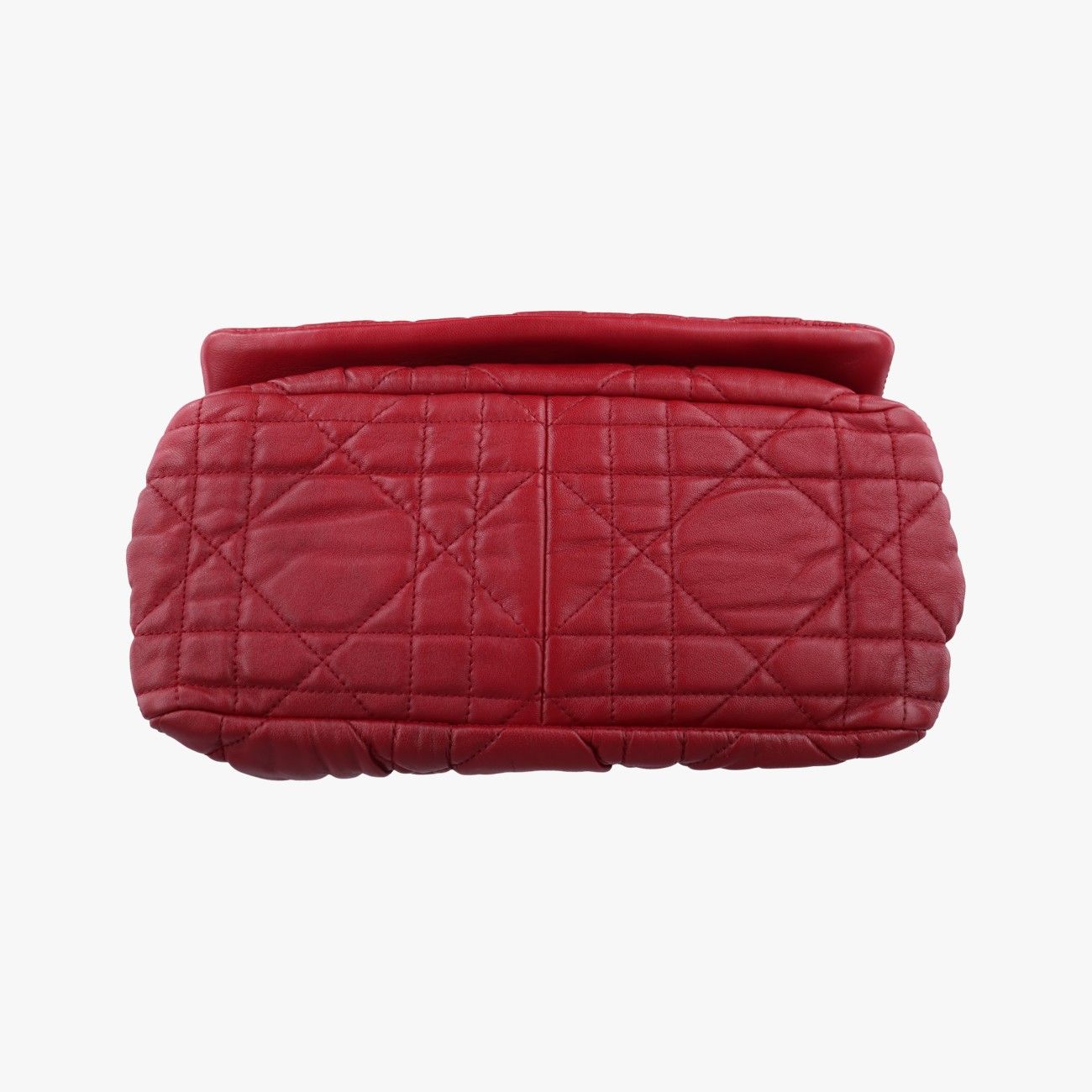 Christian Dior Cannage Faux Wine Red Lambskin 15-Bo-0170