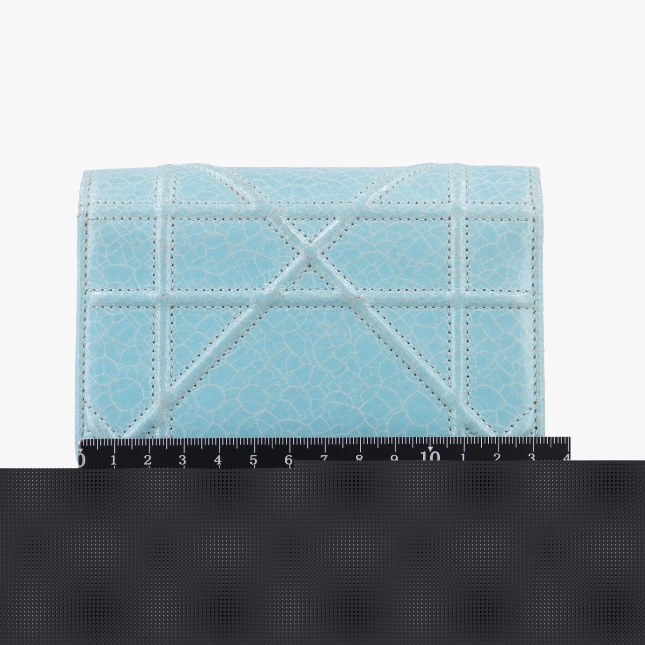 Christian Dior Diorama Blue Leather 09-Bo-0166