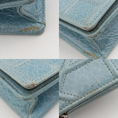 Christian Dior Diorama Blue Leather 09-Bo-0166