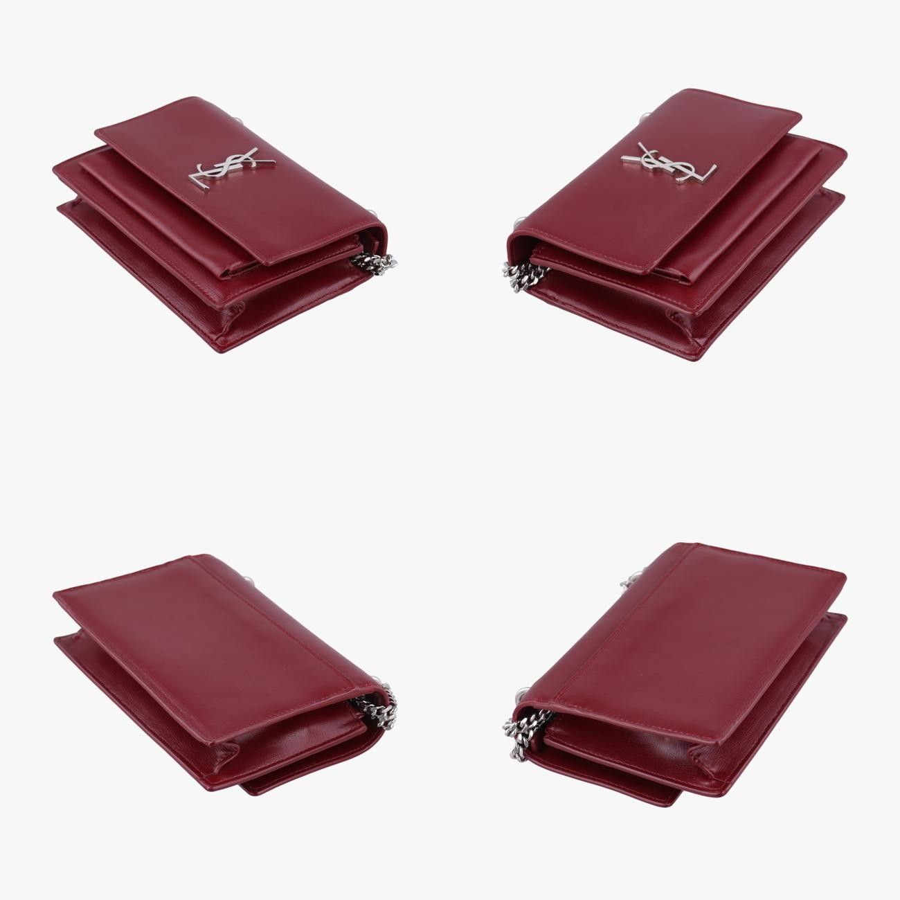 Yves Saint Laurentsunset Wine Red Leather 452157 Gue452157.0417