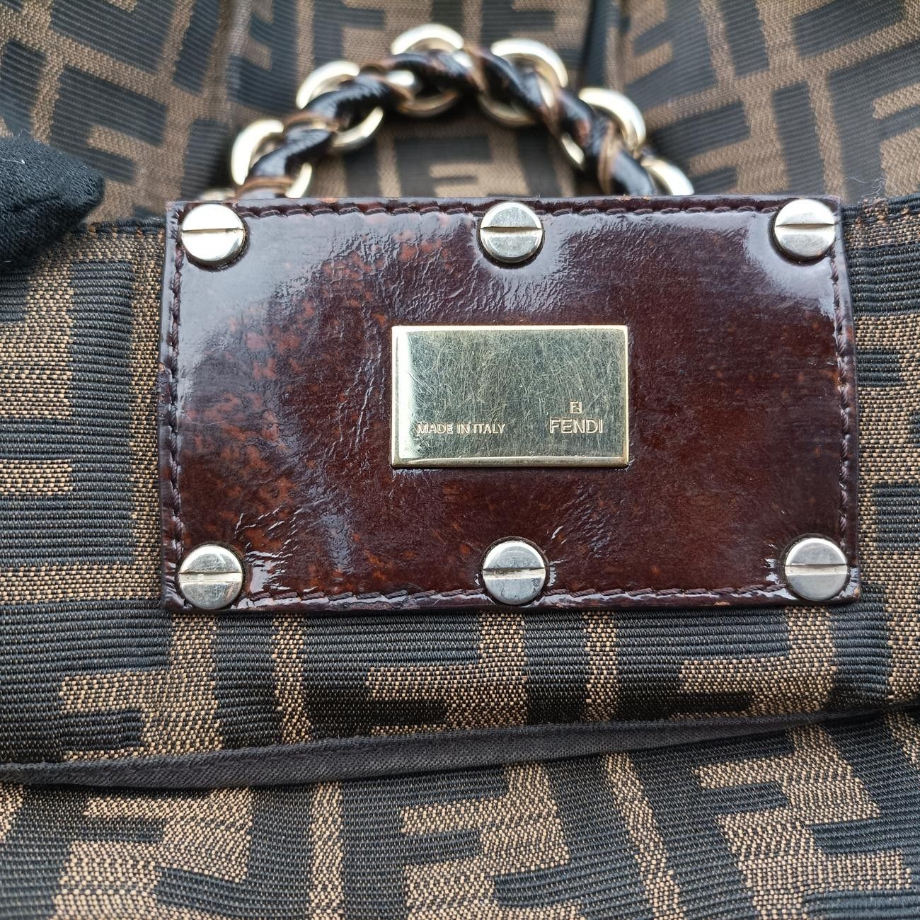 Fendifendi Mia Brown Canvas 8br616 2516-8br616wth-099