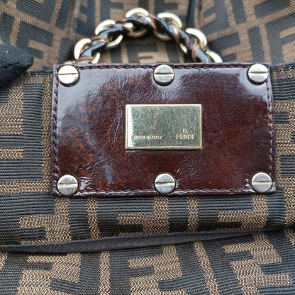 Fendifendi Mia Brown Canvas 8br616 2516-8br616wth-099