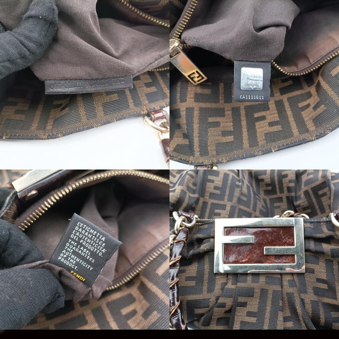 Fendifendi Mia Brown Canvas 8br616 2516-8br616wth-099