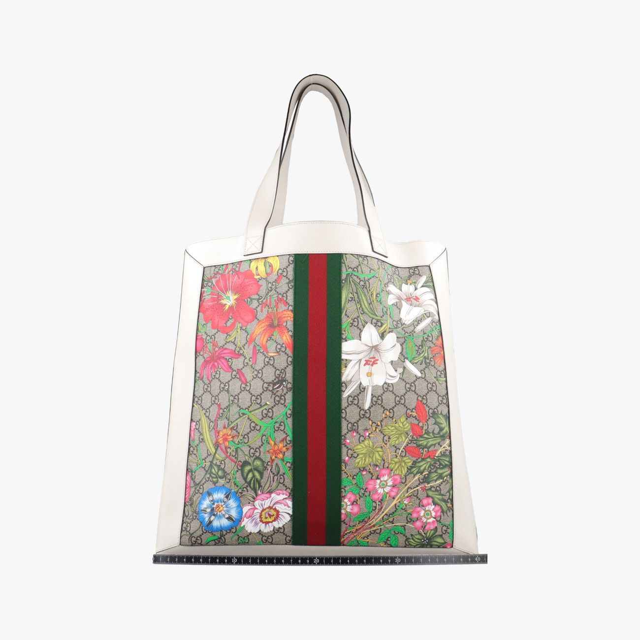 Gucci Ophidia Beige X Multicolor Pvc Coated Canvas X Leather 519335