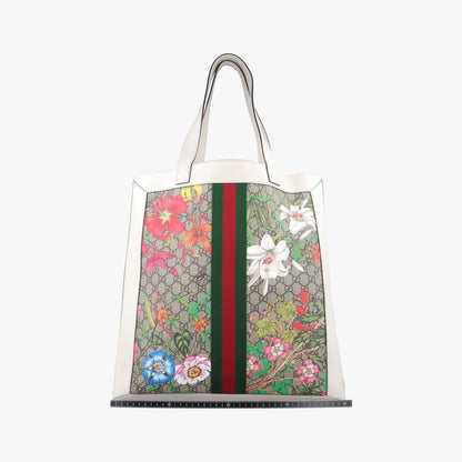 Gucci Ophidia Beige X Multicolor Pvc Coated Canvas X Leather 519335