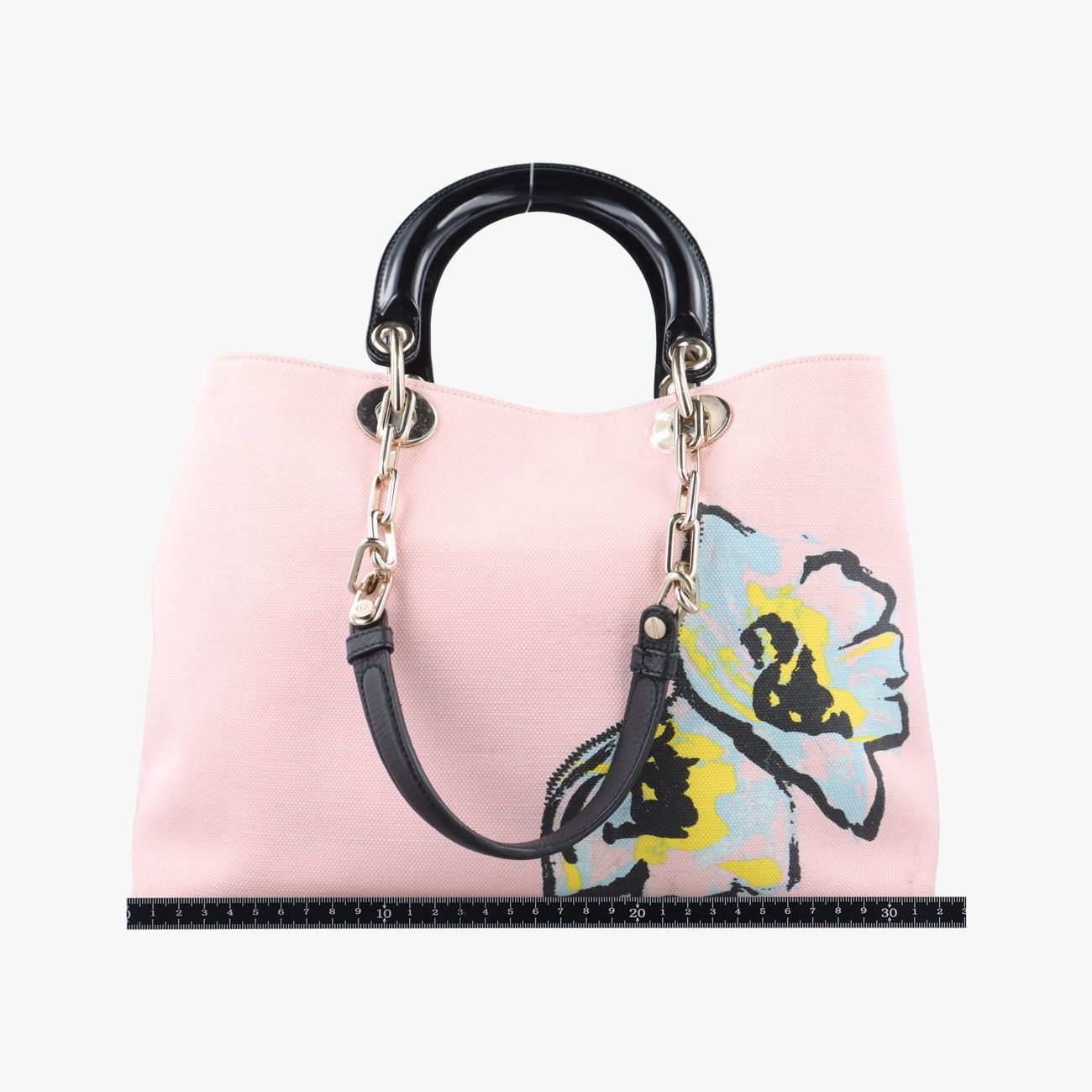 Christian Dior Diorissimo Pink X Multicolor Canvas 01-Ru-1114