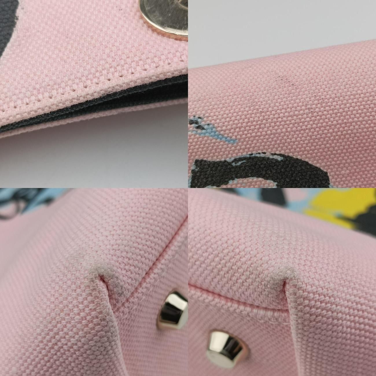 Christian Dior Diorissimo Pink X Multicolor Canvas 01-Ru-1114