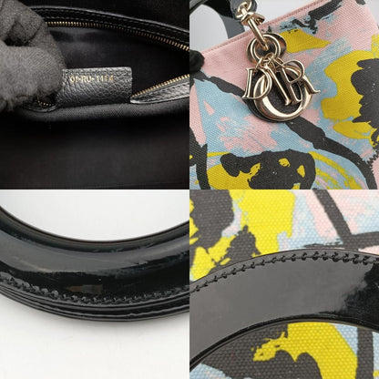 Christian Dior Diorissimo Pink X Multicolor Canvas 01-Ru-1114