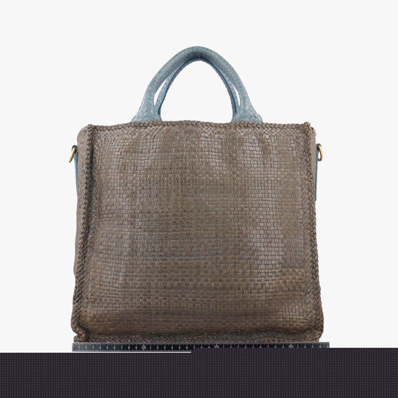 Prada Madras Beige X Blue Leather 204