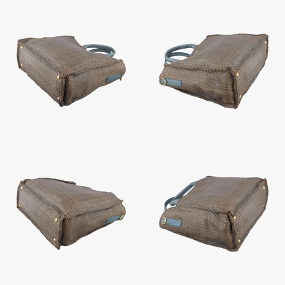 Prada Madras Beige X Blue Leather 204