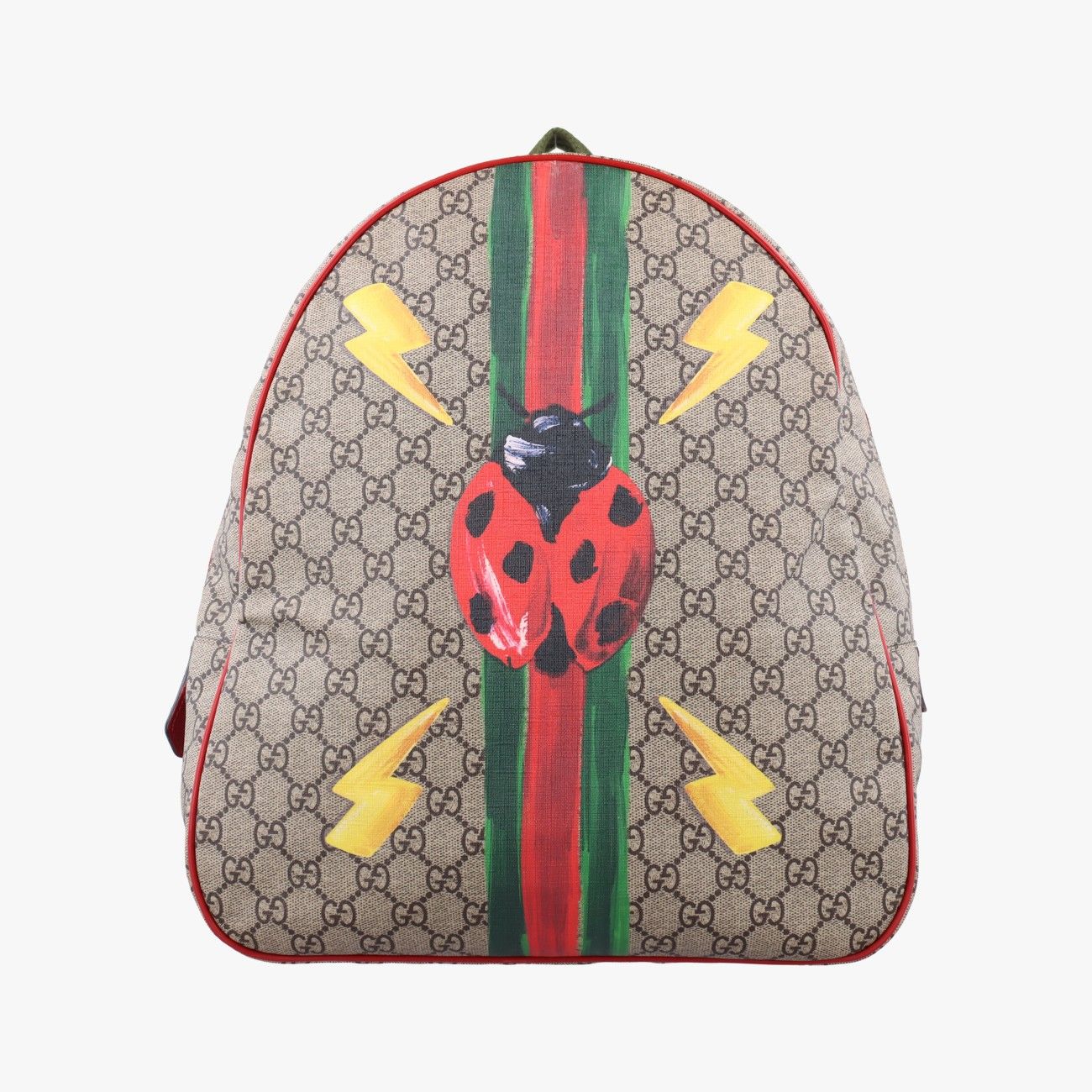 Gucci Ophidia Gg Beige X Multicolor Pvc Coated Canvas 433578