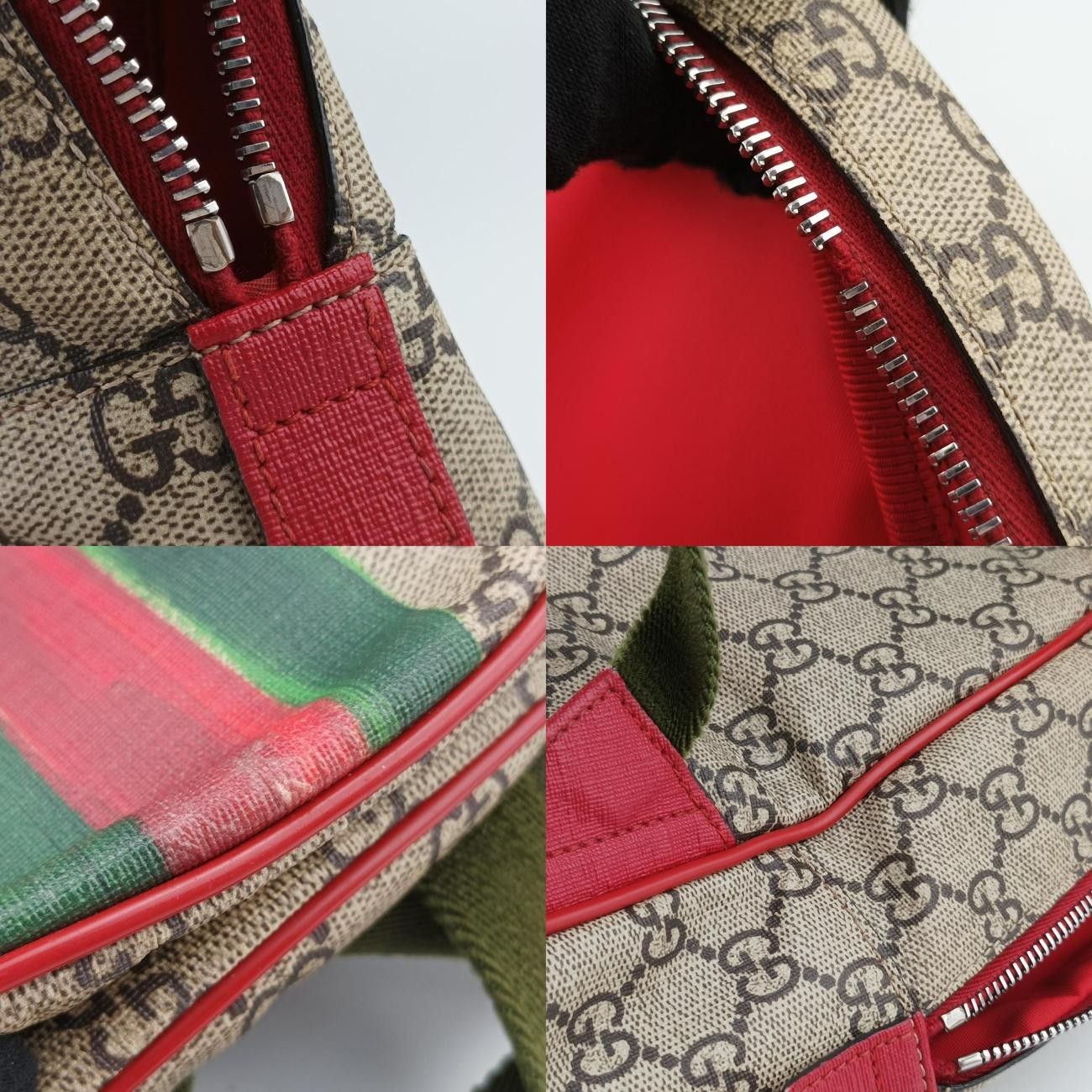 Gucci Ophidia Gg Beige X Multicolor Pvc Coated Canvas 433578