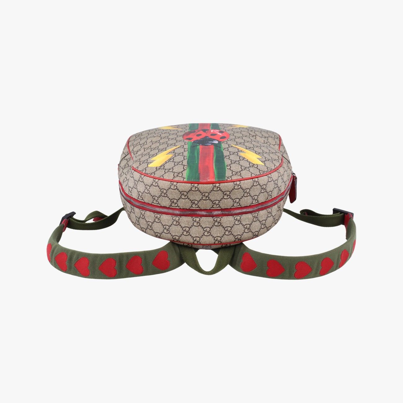 Gucci Ophidia Gg Beige X Multicolor Pvc Coated Canvas 433578