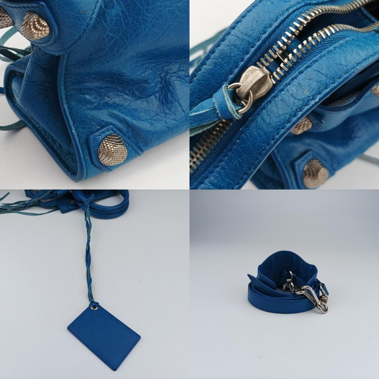 Balenciaga Mute City Blue Lambskin 443721c.568024